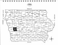 Iowa State Map, Shelby County 1989
